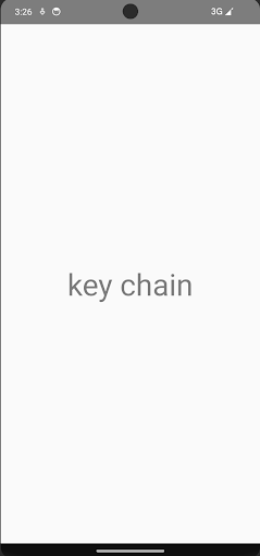 Android application Key Chain screenshort