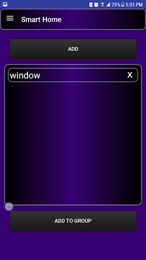 Smart Home Screen 3