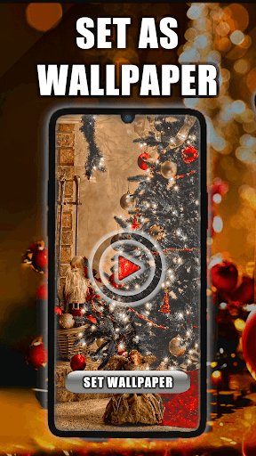 Android application Christmas Live Wallpaper screenshort