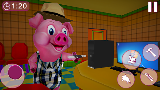 Piggy Family 3D: Scary Neighbor Obby House Escape 1.2 screenshots 2