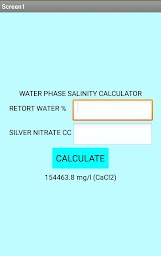 WATER PHASE SALINITY OF DRILLING MUD (mg/l) CaCl2