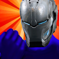 Super Iron Hero Avenger  Iron Warrior Fighting