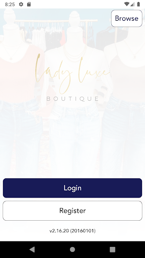 Android application Lady Luxe Boutique screenshort