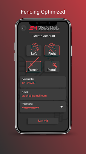Android application Stab Hub screenshort