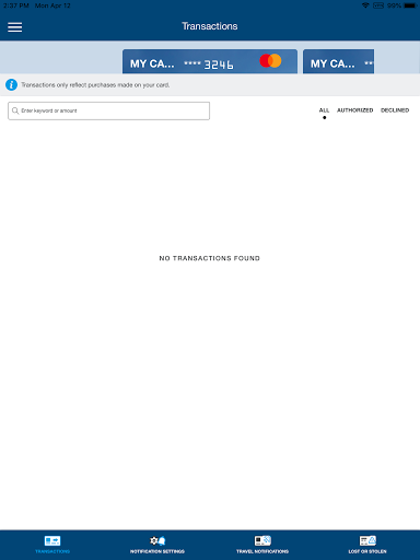 CUofTX Card Controls