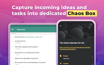 Chaos Control: GTD Organizer &