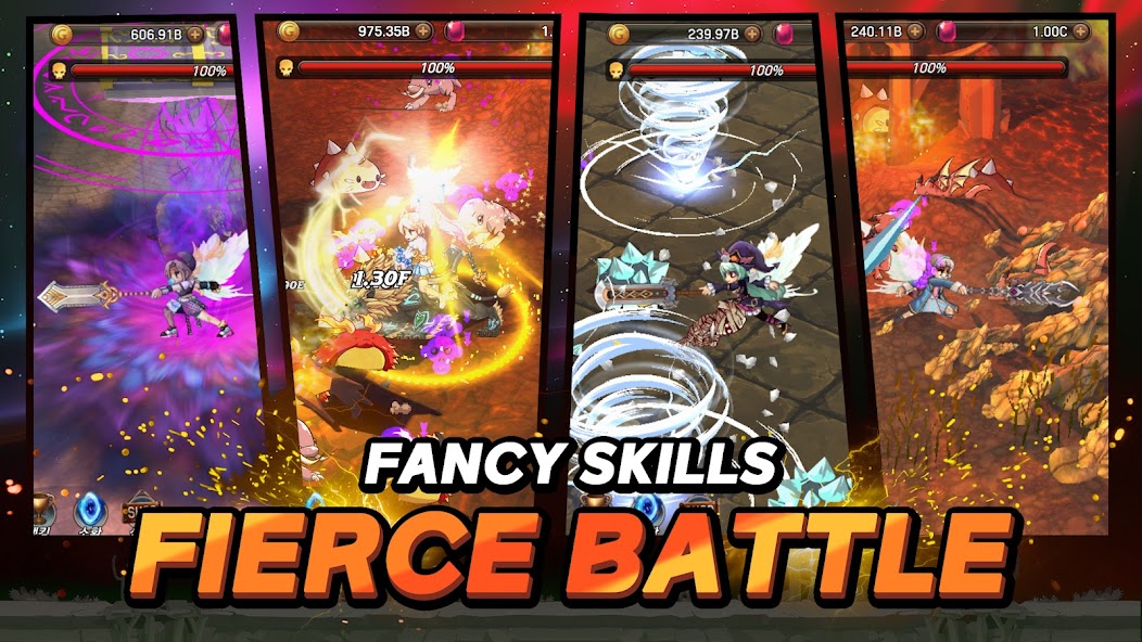 Angel Fantasia : Idle RPG 1.0.050 APK + Мод (Unlimited money) за Android