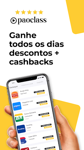 Android application Pãoclass Benefícios screenshort