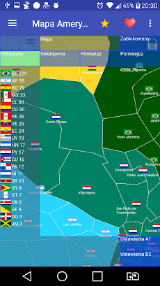 Mapa Ameryki Południowejのおすすめ画像3