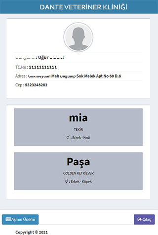 Dante Veteriner Çankaya Screen 2