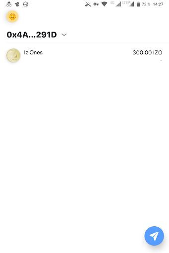 Android application OnesWALLET screenshort