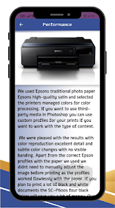 Epson P600 Printer Guide