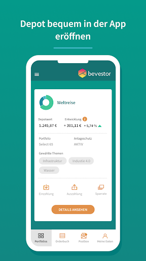 Android application bevestor screenshort