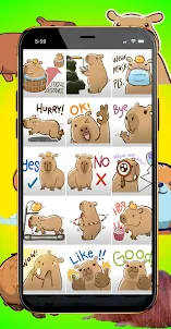 Capybara Stickers