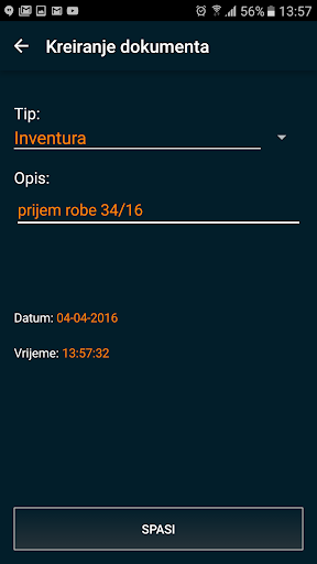 eWMS Screen 2