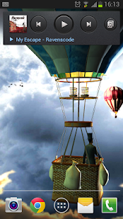 Screenshot ng Hot Air Balloon 3d Wallpaper