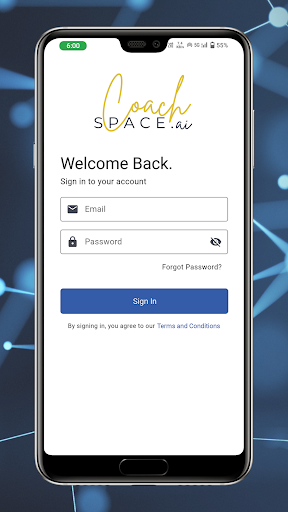 Android application CoachSpace.ai screenshort