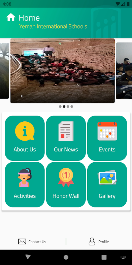 Yemen international Schools Screen 2