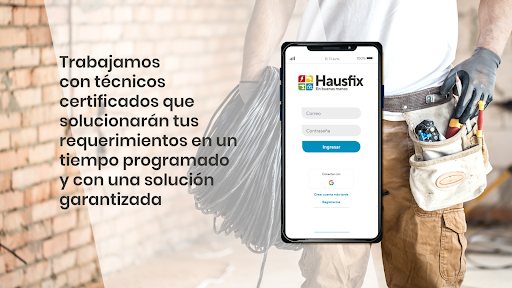 Android application Hausfix: En buenas manos screenshort