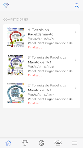 Pádel x La Marató Screen 2