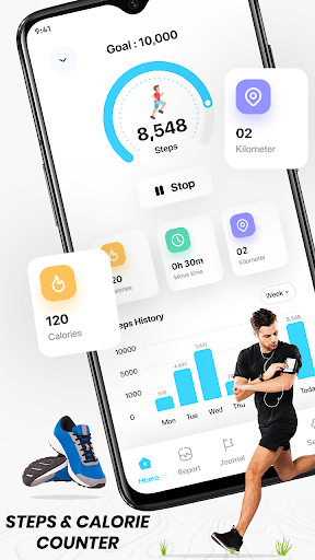 Android application Pedometer - Step Counter screenshort
