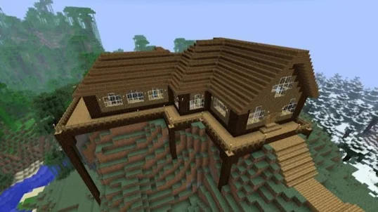 Craftsman Wooden Mansion Build