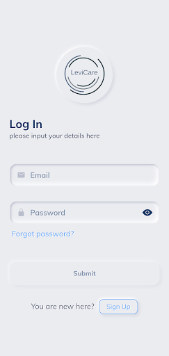 Android application LeviCare screenshort
