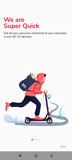 SuperQuick - Grocery Delivery Screen 2
