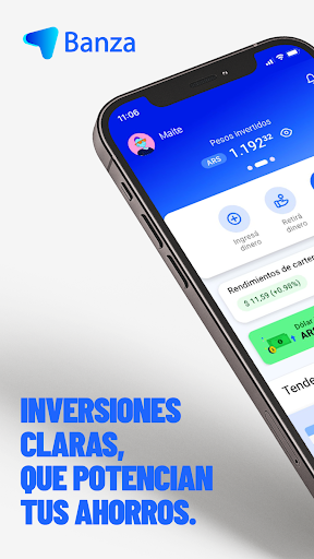 Android application Banza: Inversiones, dólar MEP screenshort