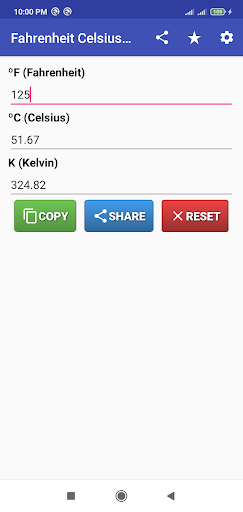 Fahrenheit Celsius Kelvin Screenshot 2 - AppWisp.com