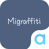 Migraffiti-fonts for free icon