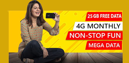 Daily Internet Data 25 GB App Screen 2