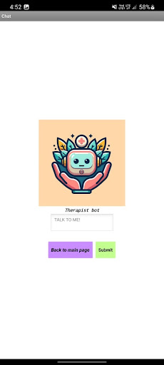 Therapist Bot Screen 2