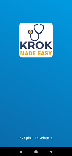 Android application KROK Made Easy - Online Test screenshort