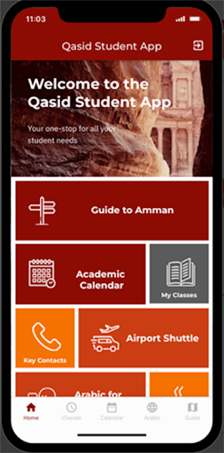 Android application Qasid screenshort