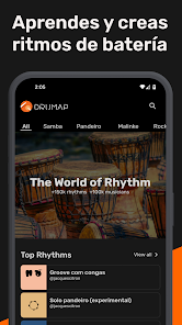 Screenshot 1 Drumap. El Mundo del Ritmo android