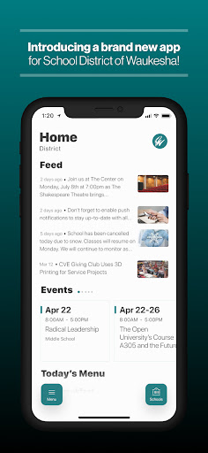 Android application School District of Waukesha screenshort