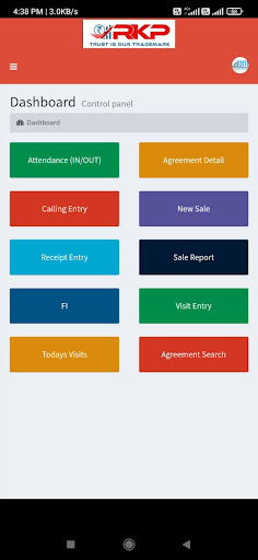 Android application RKP screenshort