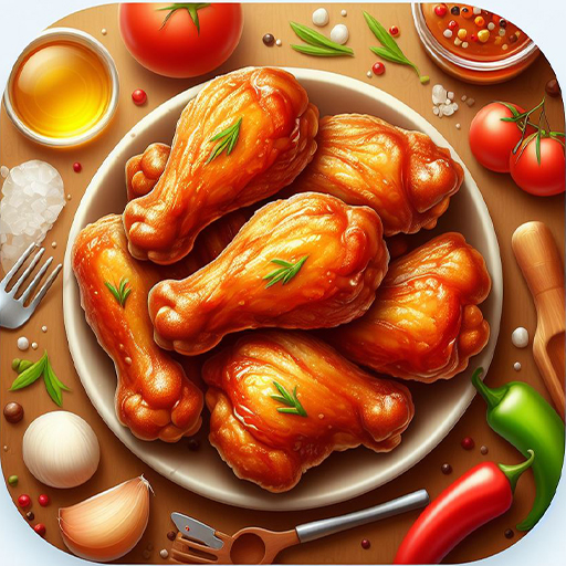 Chicken Wings Recipes Cooking  Icon