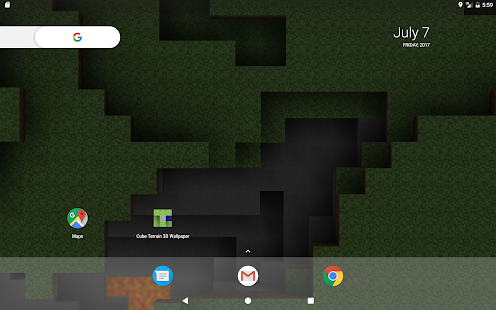 Cube Terrain 3D Live Wallpaper Screenshot