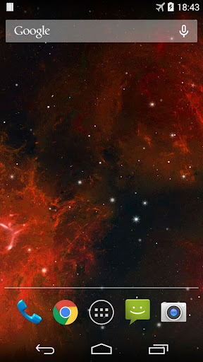 Galaxy Nebula Live Wallpaper Screen 2