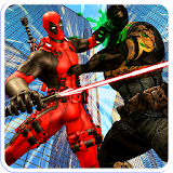 Cable Time hero vs Dual Sword Superhero Combat icon