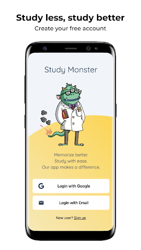 Android application Study Monster: The Study App screenshort