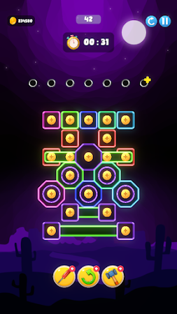 Game screenshot ネオン板とネジのパズル hack
