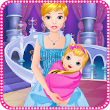 Cinderella gives birth games icon