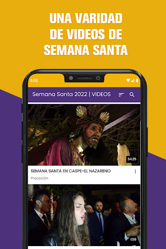 Android application Cofrades Semana Santa screenshort