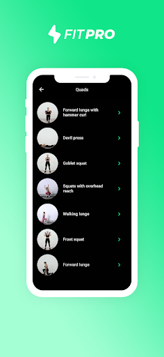 Screenshot of FitPro - Your Personal Trainer