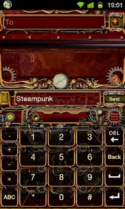 Steampunk GO Keyboard Theme For PC installation
