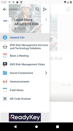 Android application EHS Risk Manager screenshort
