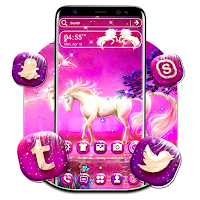 Unicorn Pink Forest Launcher